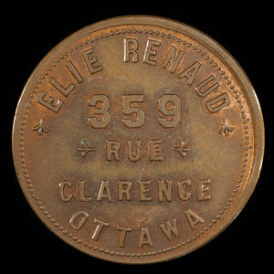 Canada, Elie Renaud (Sr.), 1 load, wood : 1890