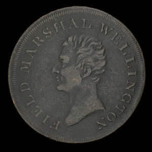 Canada, unknown, 1/2 penny : 1805