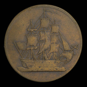 Canada, unknown, 1/2 penny : 1812