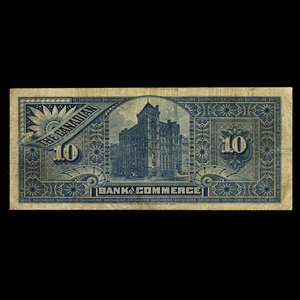 Canada, Canadian Bank of Commerce, 10 dollars : January 2, 1888