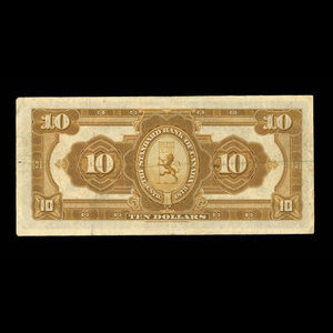 Canada, Standard Bank of Canada, 10 dollars : January 2, 1918