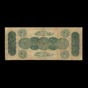 Canada, Bank of New Brunswick, 5 shillings : July 1, 1852