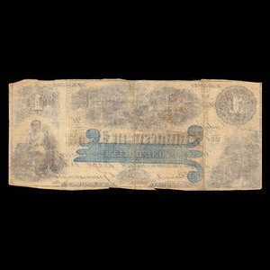 Canada, Zimmerman Bank, 1 dollar : December 1, 1856