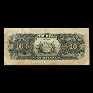 Canada, Bank of Ottawa (The), 10 dollars : January 2, 1903