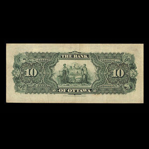 Canada, Bank of Ottawa (The), 10 dollars : September 1, 1913