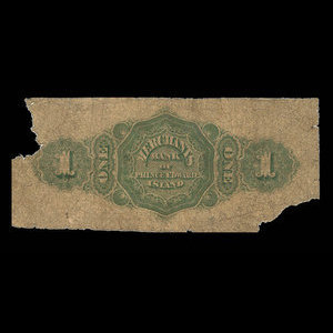 Canada, Merchants Bank of Prince Edward Island, 1 dollar : November 6, 1871