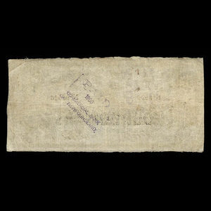 Canada, Commercial Bank of Newfoundland, 1 pound : January 1, 1874