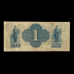 Canada, Banque du Peuple (People's Bank), 1 dollar : May 2, 1870