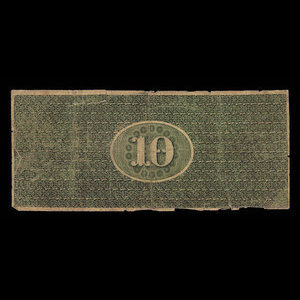 Canada, Bank of Upper Canada (York), 10 dollars : July 6, 1859