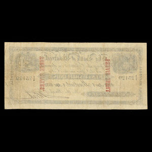 Canada, Bank of Montreal, 4 dollars : April 1, 1852