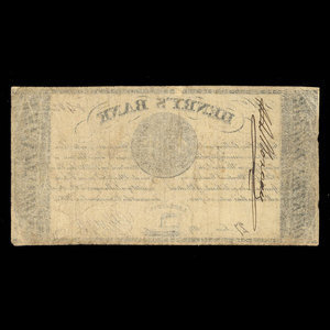 Canada, Henry's Bank, 1/4 dollar : June 27, 1837