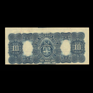 Canada, Molsons Bank, 10 dollars : January 3, 1916