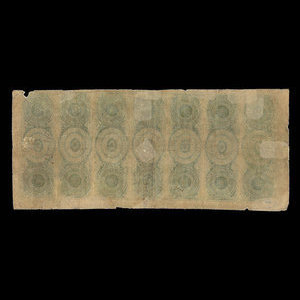 Canada, Union Bank, 3 dollars : August 1, 1838