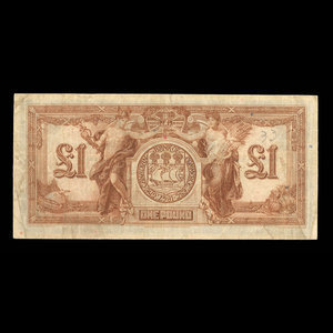 Jamaica, Canadian Bank of Commerce, 1 pound : June 1, 1938