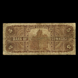 Canada, Canadian Bank of Commerce, 5 dollars : January 2, 1906