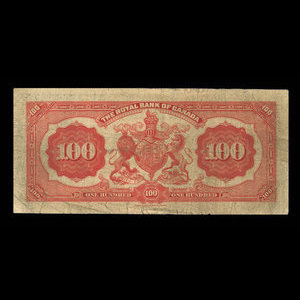 Canada, Royal Bank of Canada, 100 dollars : January 2, 1913