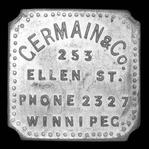 Canada, Germain & Company, 2 loaves, bread : 1915