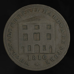 Canada, W.A. & S. Black, 1/2 penny : 1816