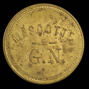 Canada, Gédéon Normandin (G.N.), 5 cents : 1895