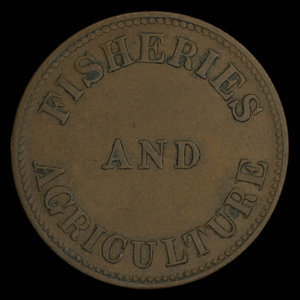 Canada, James Duncan & Co., 1/2 penny : 1858