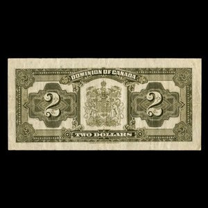 Canada, Dominion of Canada, 2 dollars : June 23, 1923