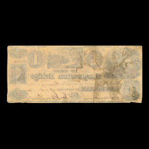 Canada, Niagara Suspension Bridge Bank, 1 dollar : October 13, 1840