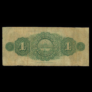 Canada, Bank of Nova Scotia, 4 dollars : July 2, 1877