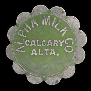 Canada, Alpha Milk Co., 1 pint, superior milk :