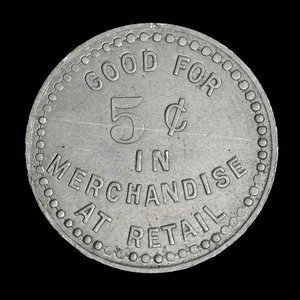 Canada, Raymond Mercantile Co. Ltd., 5 cents : September 15, 1944