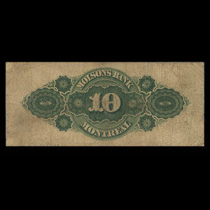 Canada, Molsons Bank, 10 dollars : January 2, 1900