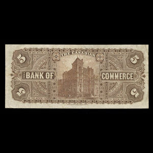 Canada, Canadian Bank of Commerce, 5 dollars : May 1, 1912