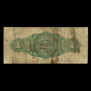 Canada, Merchants Bank of Prince Edward Island, 1 dollar : August 1, 1877