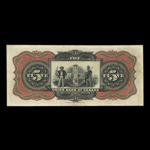 Canada, Union Bank of Canada (The), 5 dollars : June 1, 1903