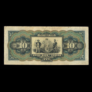 Canada, Union Bank of Canada (The), 10 dollars : July 1, 1912