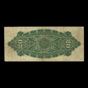 Canada, Union Bank of Canada (The), 20 dollars : July 1, 1912