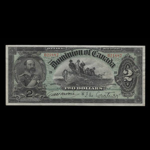 Canada, Dominion of Canada, 2 dollars : July 2, 1897