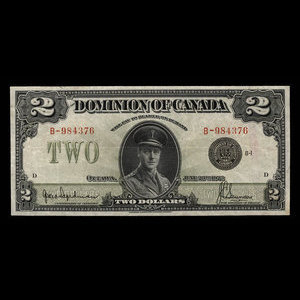 Canada, Dominion of Canada, 2 dollars : June 23, 1923