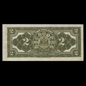 Canada, Dominion of Canada, 2 dollars : January 2, 1914