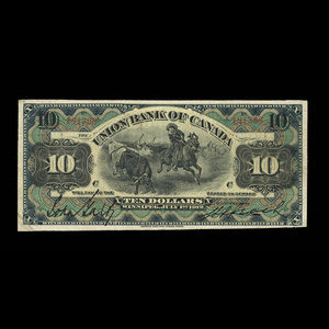 Canada, Union Bank of Canada (The), 10 dollars : July 1, 1912