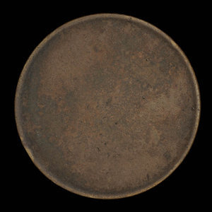 Canada, unknown, 1/2 penny : 1838