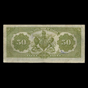 Canada, Royal Bank of Canada, 50 dollars : January 2, 1913