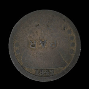 United States of America, unknown, 1/2 dime : 1842