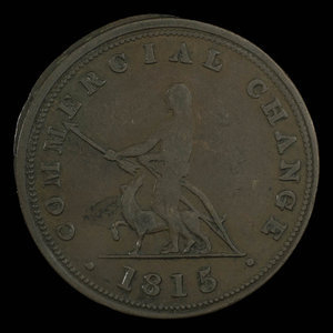 Canada, Starr & Shannon, 1/2 penny : 1815