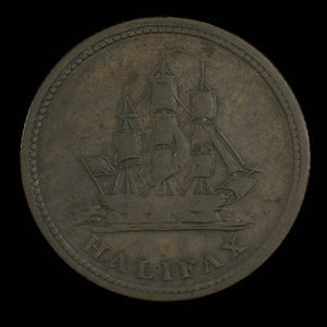 Canada, unknown, 1/2 penny : 1815