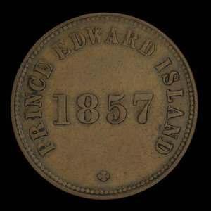 Canada, George Davies, 1/2 penny : 1857