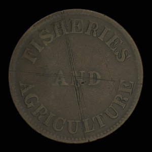 Canada, James Duncan & Co., 1/2 penny : 1858