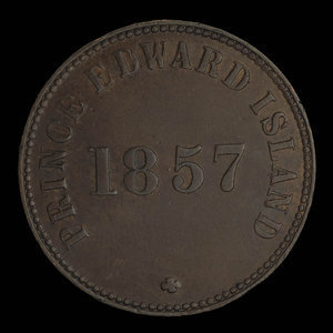 Canada, George Davies, 1/2 penny : 1857