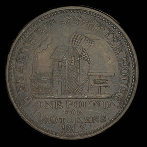 Great Britain, Scorrier House, 1 penny : 1812