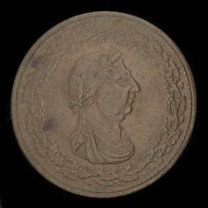 Canada, unknown, 1 penny : 1814