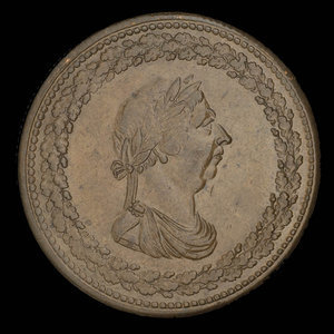 Canada, unknown, 1 penny : 1812